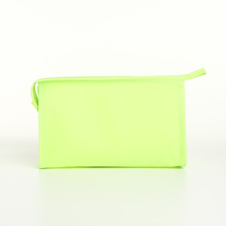 Lightning cosmetic bag, green color-1