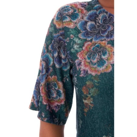 Women's dress, size 42, green color-2