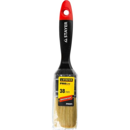 Brush flat Stayer Universal 0104-038, natural bristles, wooden handle, 38 mm-2