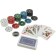 Poker, set for the game (maps 54 pcs, chips 60 pcs with denomination)
