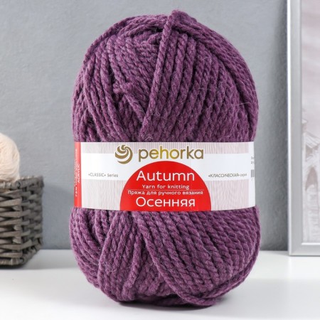 Yarn "Autumn" 25% wool, 75% pan 150m/200g (191-year-old)-3