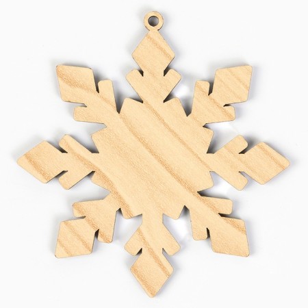 Christmas tree toy New Year's "Snowflake", for the New Year, 9x 9cm-3