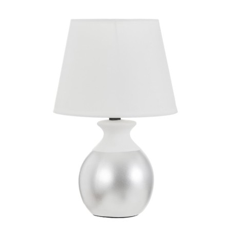 Table lamp "Given" E14 40W white-silver 20x20x31 cm Risalux-5
