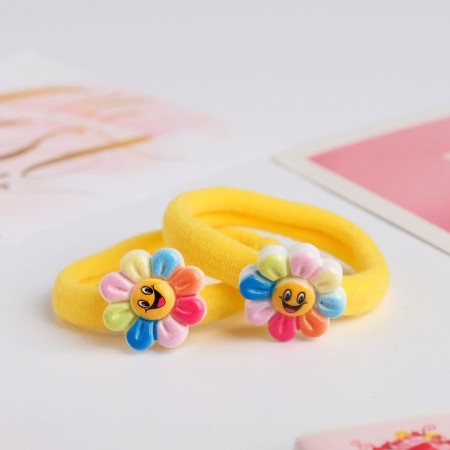 Hair gum "Sun" (set 2 pcs) mix-1
