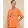 Female T -shirt, size 44, orange color