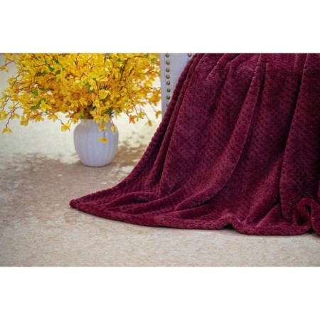 Ashley cover, size 160x220 cm, burgundy color-4