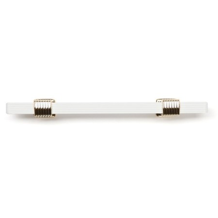 Cappio pk117 bracket handle, m/o 160 mm, white/gold color-3