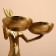 Menzhitsa double "rabbit" treats "aluminum 19x26x48 cm