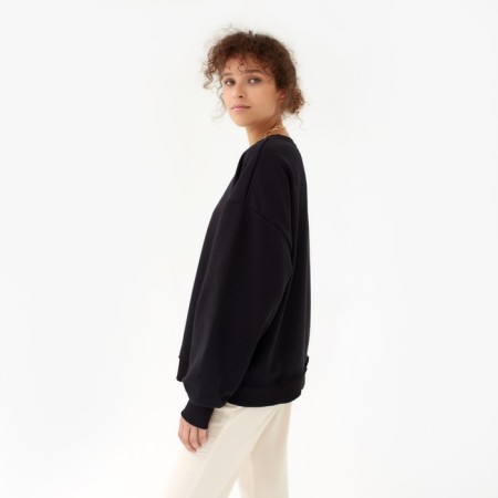 Female sweatshirt Minaku: Casual Collection Color Black, size 42-44-1