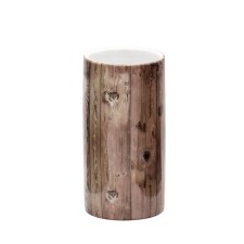 Woody glass, beige/brown color