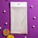 BOPP package with an adhesive valve, transparent 14 x 20/4 cm, euros, 25 μm