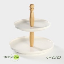 Porcelain-porcelain 2-tier shade 
