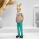 Figure "Hare Stylish with a scarf" 26x7cm