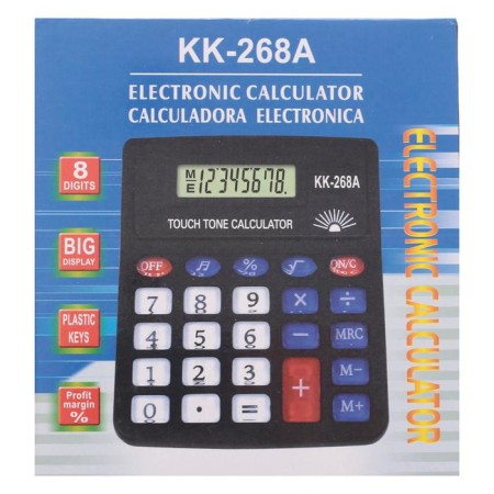 The calculator is desktop, 8 - discharge, PS - 268a, with a melody-6