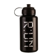 Water bottle, 1.2 l, run, black