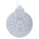 Christmas tree decoration for painting "Santa" 4 pcs., Brush