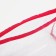 Lightning cosmetic bag, transparent/raspberry color