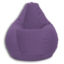 The pear-pear chair is positive Lovely, size xxl, diameter 105 cm, height 130 cm, velor, purple color