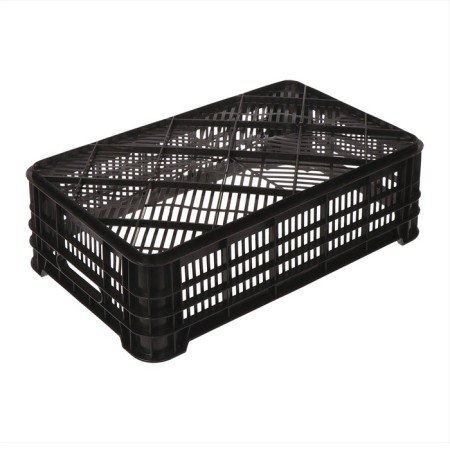 The box is universal, plastic, 52 × 32 × 16 cm, 30 kg, black, mix-3
