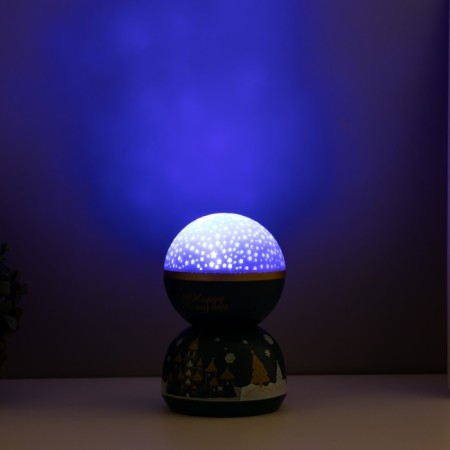 Night Projector "Winter Fairy Tale" LED 3HLR44 Green 9x9x15 cm Risalux-5