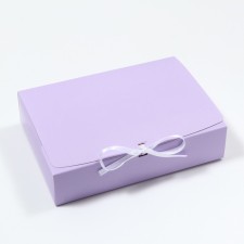 Folding box, lavender, 21 x 15 x 5 cm