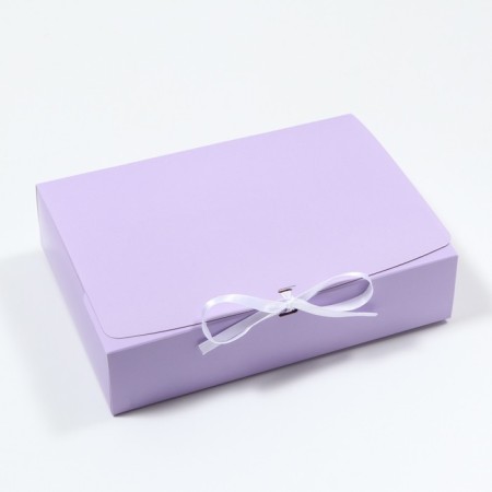 Folding box, lavender, 21 x 15 x 5 cm