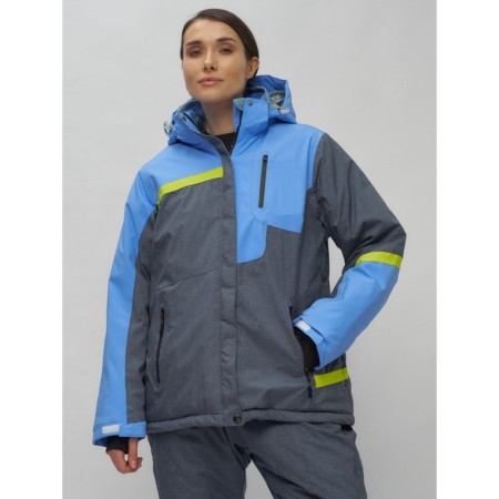 Ski suit female, size 58, blue color-2