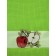 A set of wuffed napkins Diva Afrodita "Yabloko", size 45x65 cm, 4 pcs