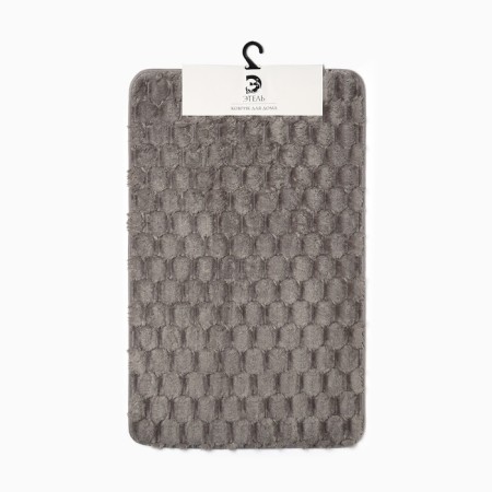Bathroom mat Ethel "Rombs", col. light gray, 50x80 cm-3