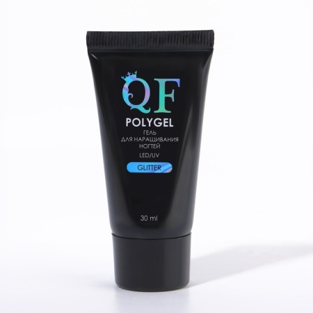 Polygel for building Glitter, 3 phase, 30 ml, LED/UV-2