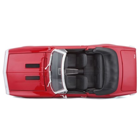 MASTO DIE-CAST 1967 Chevrolet Camaro SS 396 Convertible, 1:18, Red color-5
