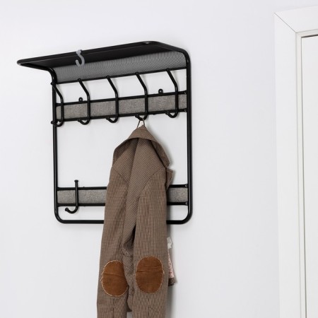 Ban with the Granada 22 shelf, 60 × 22 × 58 cm, black color-1