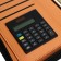 Organizer on the rings A5, 96 sheets in a ruler, on a zipper from 3 sides, leatherette, with a calculator, mix