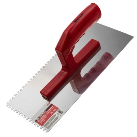MATRIX 86780 ironing iron, stainless steel, plastic handle, 4x4 mm tooth, 280x130 mm