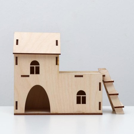 House for rodents, 15.2 x 7 x 23 cm-4