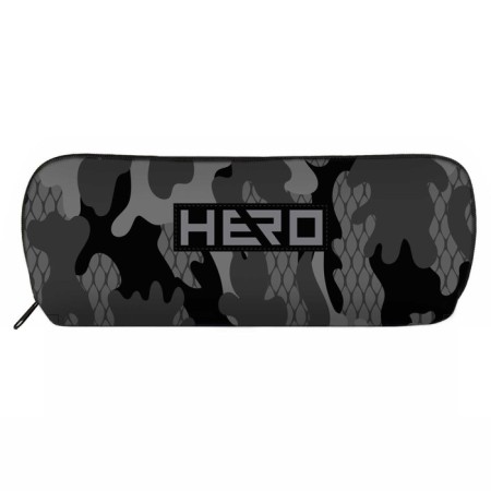 Penal soft, 1 department, 80 x 220 x 60 mm, voluminous, phenix "Camouflage" gray 65709-1