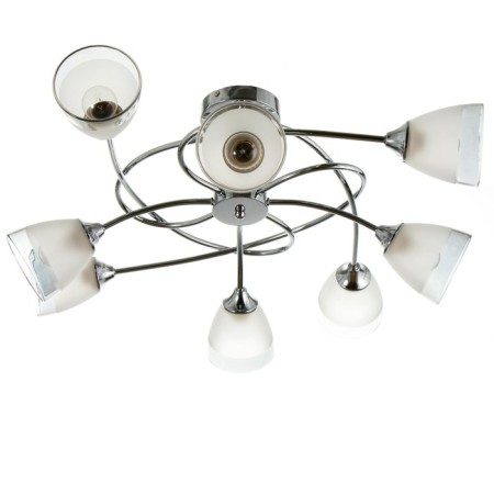 Chandelier "Eva" 8x60W E27 chrome 75x75x27cm svk