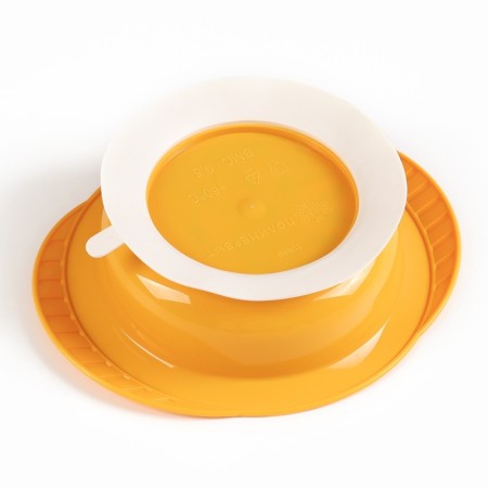 Baby plate on a suction cup Giraffix, color mix-6