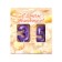 Candle in the cake jubilee "line" (set 2 in 1), number 35 /53, purple metallic, 6.5 cm
