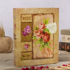 Фотоальбом на 200 фото 10х15 см  "Букет" МИКС