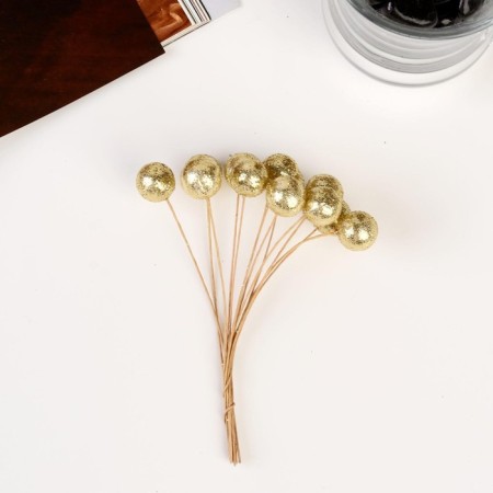 Decor for creativity "Brilliant balls" (1 set = 1 bouquet) in a bouquet 12 pcs mix 10x1x1 cm-2