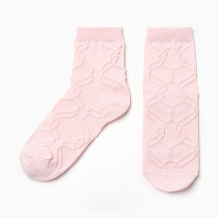 Women's socks, pink color, size 23-25