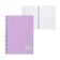 Notebook A5 80 sheets in a cage on a spiral Erichkrause Brave Cats, with a plastic cover violet,