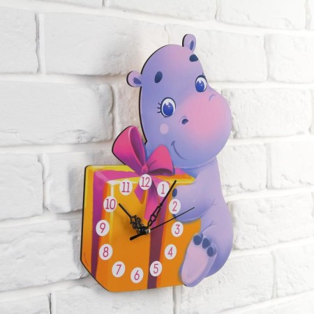 Hippo clock, 23 x 30 cm-2