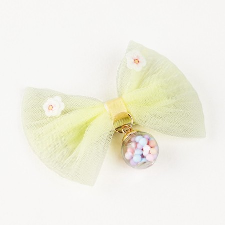 Hair clip with a bow "Princesses can be all", 7 x 5 cm-3