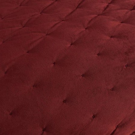 A set with a blanket "Iolanta", size 240x260 cm, 50x70 cm - 2 pcs, color Bordeaux-7