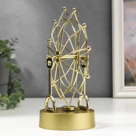 Plastic Plastic "Ferris wheel" gold 23.5x18.5x11 cm-1