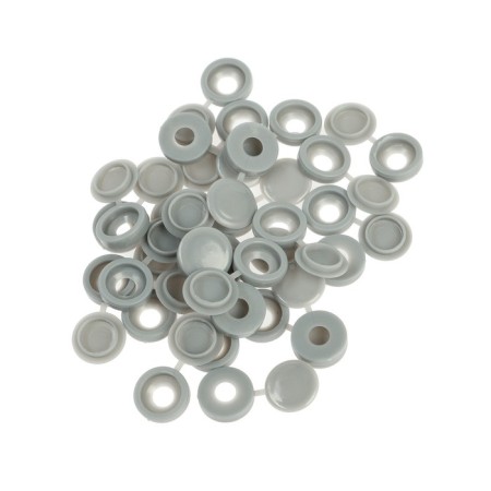 Decorative cap for screws, gray, set 100 pcs-4