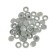 Decorative cap for screws, gray, set 100 pcs