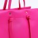 Bag Female Tout with zipper, pink color